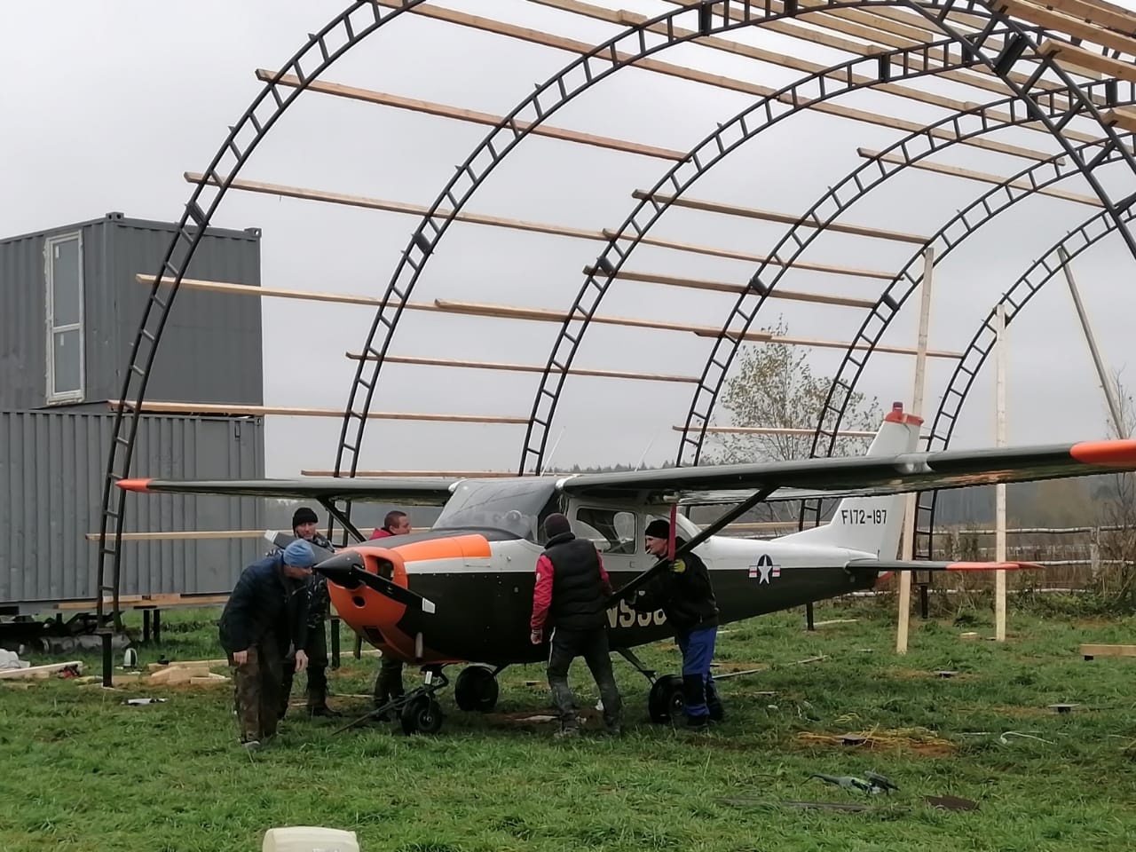 Ангар для самолетов - солнечногорск- 12 метров - Производственная Сварочная  - Артель 